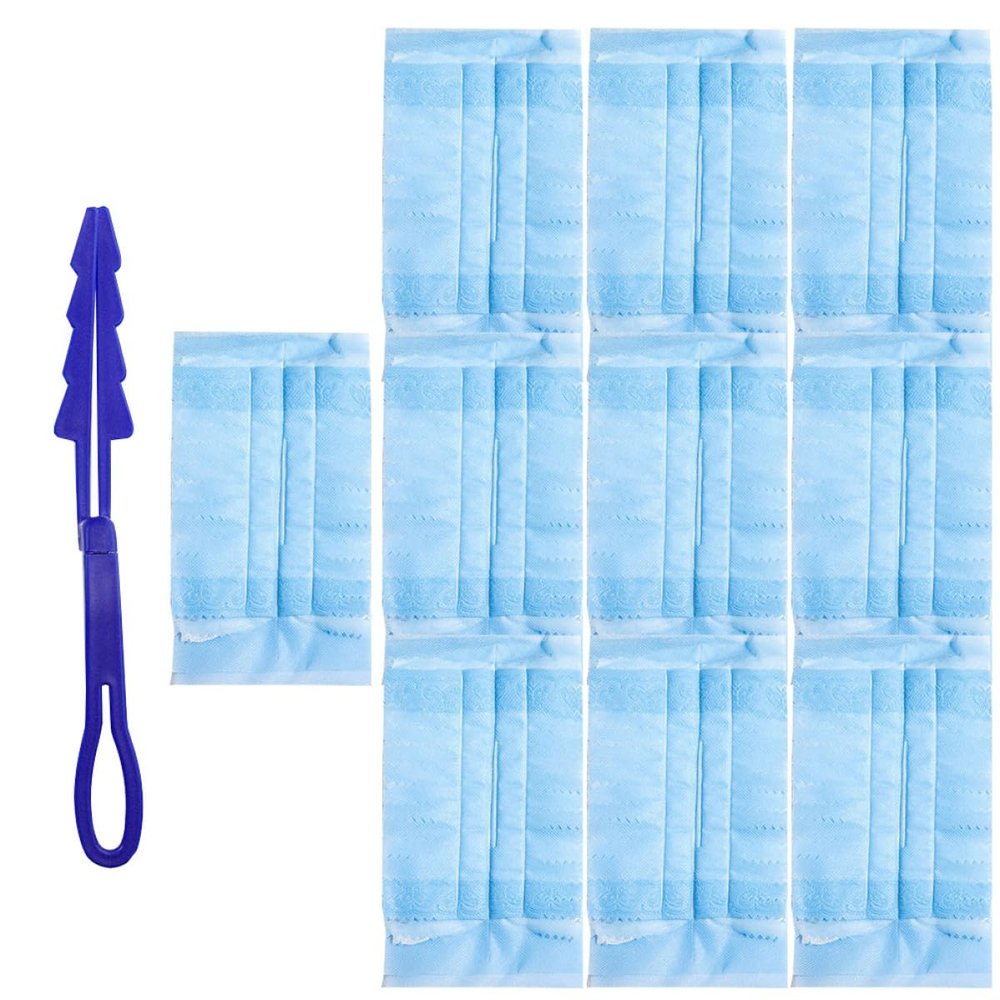 Abaodam Electrostatic Dust Cleaner Duster 11pcs Set with 10 Replacement Cloths and Handle for Household Cleaning, Ceiling Fan Dusting, Window and Furniture Dust Removal Tool