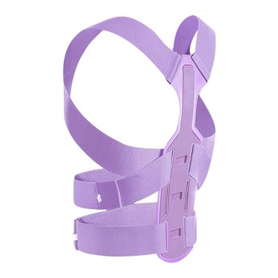 Abaodam Back Posture Corrector and Clavicle Support Brace Adjustable Back Brace L Size Purple for Posture Improvement and Spine Alignment Suitable for Men and Women