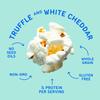 Khloud Protein Popcorn - Truffle & White Cheddar - 7g Protein Snacks for Adults & Kids - Flavored Popcorn Made with Real Ingredients & Milk Protein Isolate - Non-GMO, Gluten-Free, Kosher - 4oz, 12pk view 3