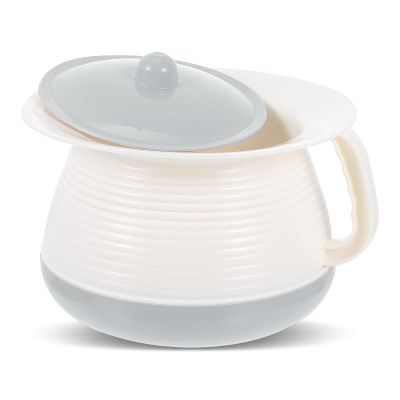 Portable Urinal Bucket PP Chamber Pot with Cover, for Home Use