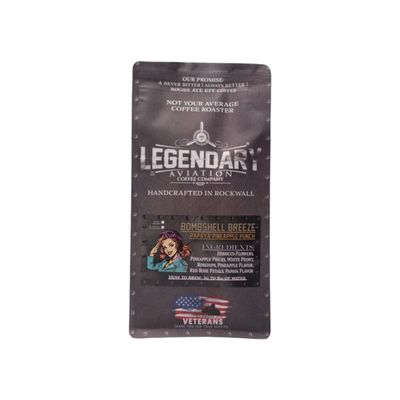 Legendary Aviation Coffee Company Bombshell Breeze Herbal Tea, Papaya Pineapple Punch, Loose Leaf Tropical Tea, Low Caffeine