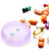 Abaodam Portable Pill Organizer Case 6pcs Set, Sealed Vitamin Storage Box for Daily Medication, Small Travel Medicine Container for 3 Times A Day Dosage, Purple view 3