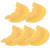GLEAVI 5 Pairs Rubber Shoe Heel Repair Pads Non-Slip Shoe Sole Protectors Self-Adhesive Sturdy Heel Cushions for Sneaker Size 38-39 view 1