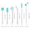 SEWACC Household Cleaning Brush Set 8pcs with Water Bottle Brush and Crevice Cleaner Sturdy Bristle Scrubbing Tools for Kitchen and Bathroom view 2