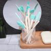 SEWACC Household Cleaning Brush Set 8pcs with Water Bottle Brush and Crevice Cleaner Sturdy Bristle Scrubbing Tools for Kitchen and Bathroom view 4