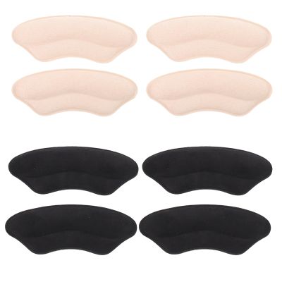 SOPOTUTU Comfortable Wear-Resistant Heel Cushions and Liners 4 Pairs with Soft Thickened Pads for High Heels Preventing Slip and Friction Suitable for Womens Shoes and Foot Care