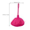 Abaodam 2pcs Electrostatic Fiber Dusters for Home Cleaning, Small Portable Handle Dust Sweeper Set, Pink Static Removal Duster for Furniture and Car Dusting view 2