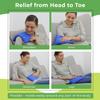 Nature Creation Herbal Microwavable Basic Heating Pad Blue Marble Trio Bundle view 3