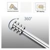 6 Counts Ear Wax Removal Tool Set With Storage Tube, Stainless Steel Spiral Ear Massage Cleaning Tool Metal Ear Cleaner (Pink Glue Tube - 6-Piece Ear Pick Set - Silver) view 2