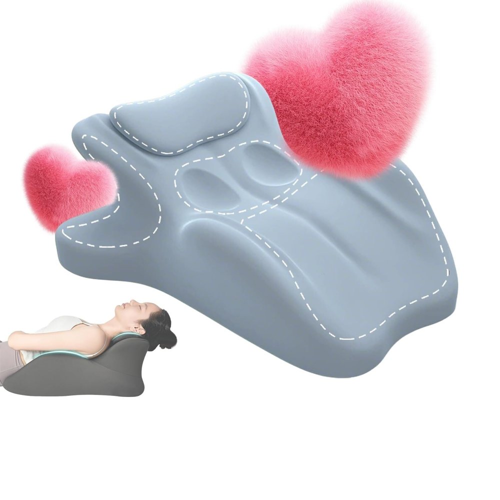 LCPKUTTR Couple Pillow, 2025 New Sweet Spot Pillow, 27 Angle Perfect Position, Ergonomic Posture Support for Spinal &, Multi-Functional Bed Pillow, Ideal for Sitting and Lying JG5-1224(Blue)