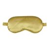 1 Pack Silk Sleep Mask with Elastic Strap, Breathable Lightweight Blindfold for Women & Men Travel, Nap, Night Shift, Effective Shading (Gold) view 1