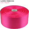 SJRIRG 1-1/2 Inch Magenta Satin Ribbon 50 Yards Single Face Polyester view 3