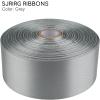 Sjrirg Grey 1-1/2 Inch Satin Ribbon 50 Yards Single Face Polyester for Gift Wrapping Wedding Decorations Christmas Crafts Hair Bows view 3