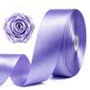 SJRIRG 1-1/2 Inch Light Purple Satin Ribbon 50 Yards Single Face Polyester view 1