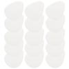 QUMIIRITY Forefoot Cushion Pads for High Heels 25 Pairs Thickened Metatarsal Footpads White Soft Inserts for Womens Foot Care and Slip Prevention view 1