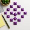 WholesaleGemShop Set of 10 Natural Lepidolite Crystal Pyramids, Polished Gemstone Set for Reiki, Meditation, Crystal Grid, Feng Shui, Vastu, Home Dcor Gift view 4