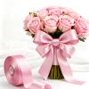 SJRIRG 1-1/2 Inch Pink Satin Ribbon 50 Yards Single Face Polyester view 4