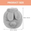 PENIKOKO Portable Hot Water Bottle Plush Rabbit Relief Hot Water Pouch PVC Explosion-Proof Outdoor Hand Warmer Winter Supply for Menstrual and Abdominal Comfort view 2