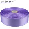 SJRIRG 1 Inch Light Purple Satin Ribbon 50 Yards Single Face Polyester view 3