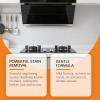 Kitchen Cleaner Spray Fast Range Hood & Stove Degreaser Cleaner Spray for Sweepup Oven Racks, BBQ Grills Stove Oven Cleaner Spray Kitchen view 4