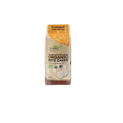 Crispy Puffed Brown Jasmine Rice Whole Grain, Oven-Roasted Snack - Non-GMO, Gluten-Free, No Added Sugar - Light & Airy Topping for Yogurt and Salads 100g