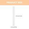 Wakauto Silicone Rubber Squeegee Refill Strip 31cm White Replacement Window and Shower Squeegee Blade for Glass Cleaning Household Use view 2