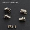 10sets /lot Replacement Eyeglasses Hinge, Optical Spectacle Alloy Eyewear Glasses Eyeglasses Hinge Screws Plastic Glasses Repairing Accessories view 4