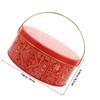 PartyKindom Red Candy Box with Handle Small Party Favor Candy Case for Wedding and Holiday Goodies Packaging view 2