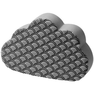 Milisten Cloud Shape Sponge and Silicone Water Wiper, Reusable Kitchen Countertop Cleaning Brush, Mirror and Bathroom Scraper for Stubborn Stains Removal