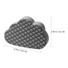 Milisten Cloud Shape Sponge and Silicone Water Wiper, Reusable Kitchen Countertop Cleaning Brush, Mirror and Bathroom Scraper for Stubborn Stains Removal view 2