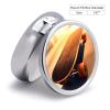 Pill Box 3 Compartment Metal Medicine Pill Organizer Skateboard Pill Case for Purse Or Pocket Cute Mini Portable Pill Holder Travel Pill Container to Hold Supplements, Vitamins, Fish Oil view 2