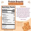 Elavi Peanut Butter Chocolate Protein Brownies - 10g Plant Protein & 10g Fiber - Vegan, Gluten Free, No Added Sugar, No Artificial Sugar - Dye-Free Sprinkles, Kid Friendly, Non-Dairy Snack (8 Pack) view 2