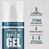 L-Arginine HCL 375mg Gel - Topical Nitric Oxide Support for Circulation & Performance - Advanced High Absorption Transdermal Formula - 375mg L-Arginine HCL per Serving view 4