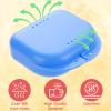 120 Pcs Dental Retainer Cases Bulk with Holes 12 Colors Dental Storage Container Mouth Guard Container Case Multicolor Dental Retainer Box for Travel Office Home view 4