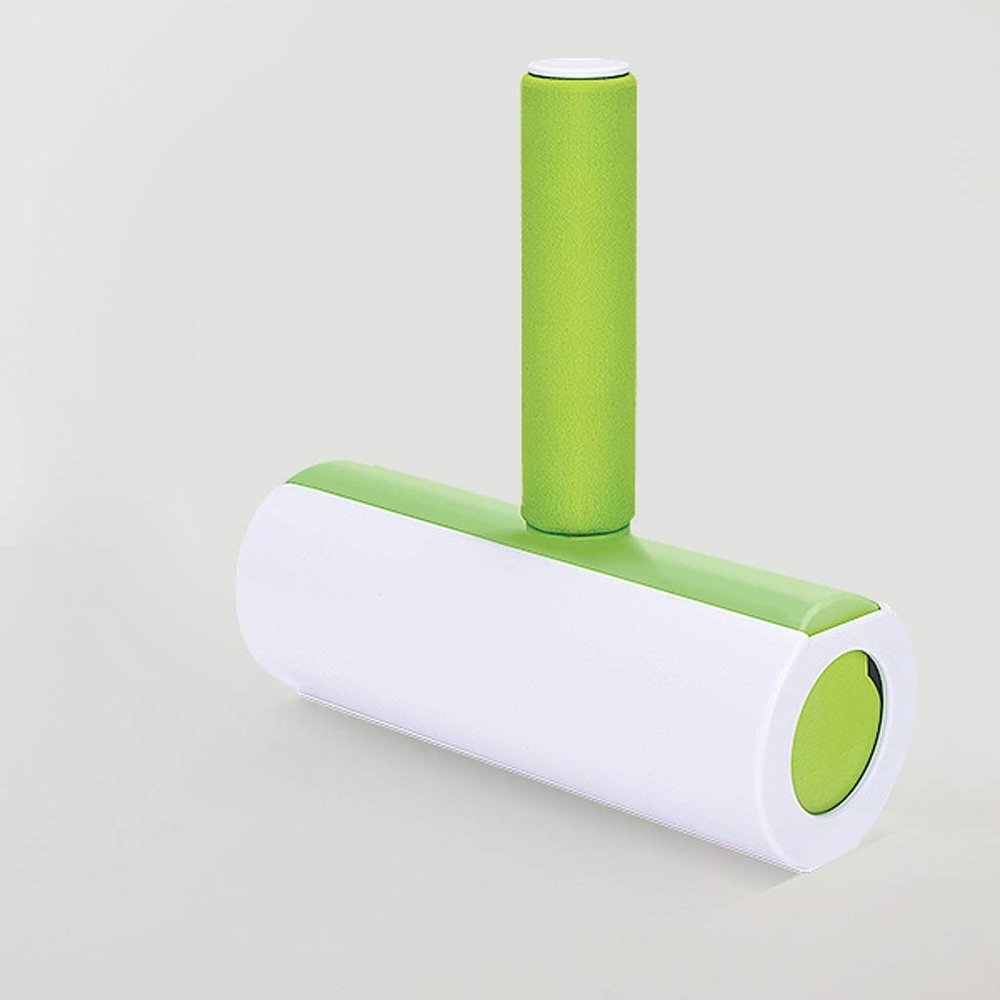 ASWRTYJO Green Reusable Washable Roller Dust Cleaner Lint Sticking for Clothes Pet Hair Cleaning Household Wiper Tools
