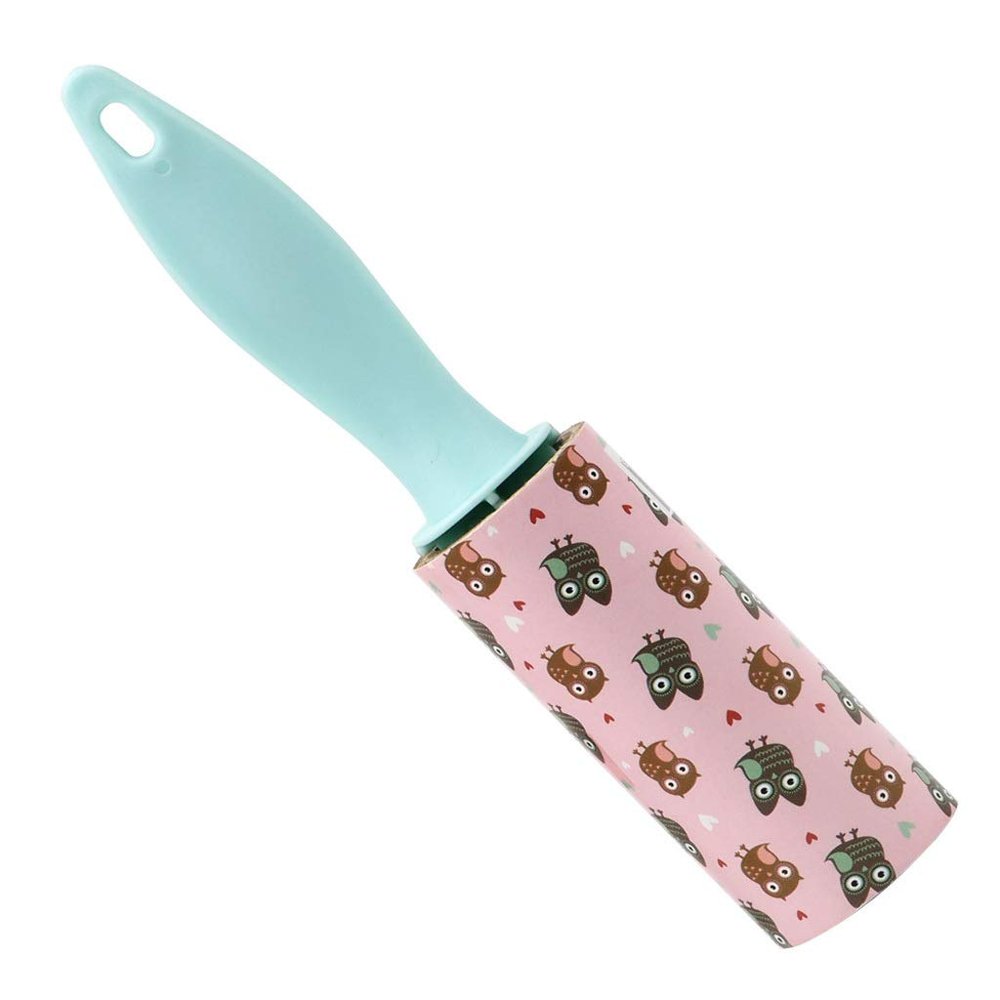 ASWRTYJO Portable Cleaning Device Clothes Sticky Hair Coat Sticky Lint Roller Tear-Out Paper(Blue)