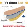 1 Pair Diabetic Insoles Offloading Insole Removable Peg Insoles Foot Ulcer Insole for Foot Pain Relief, Anti Fatigue Shoe Insert for Men Women for Plantar Fasciitis (LH-US-48-49) view 2