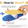1 Pair Diabetic Insoles Offloading Insole Removable Peg Insoles Foot Ulcer Insole for Foot Pain Relief, Anti Fatigue Shoe Insert for Men Women for Plantar Fasciitis (LH-US-48-49) view 3
