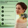 Shoulder and Neck Massager with Heat, 4D Bionic Heated Neck Massage with Fingers Simulates a Real Palm Massage for Pain Relief Deep Tissue, Relaxation Muscle Tension, Ideal Gift for Men Women view 2