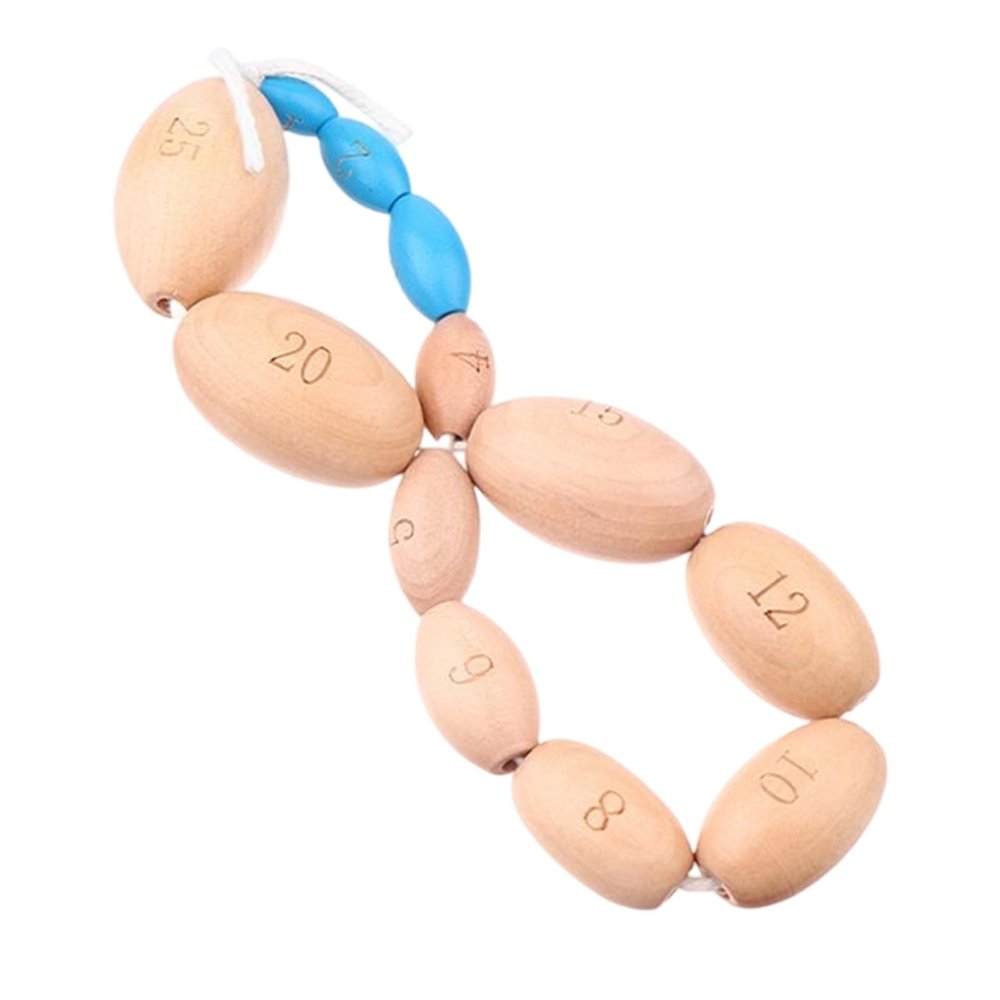 Orchidometer Endocrine Rosary | Wooden Endocrine Measurement Aid,Smooth Orchidometer | for Pediatrician Hospital Clinic Home Education Laboratory Endocrinologist