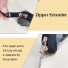 10Pcs Zipper Pull Replacement,Detachable Metal Zipper Handle Repair Kit for Luggage, Backpack, Suitcase, Jacket, Bag, Boots view 4