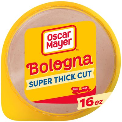 Oscar Mayer, 2X Thicker Super Thick Cut Bologna Sliced Lunch Meat, 16 Ounce