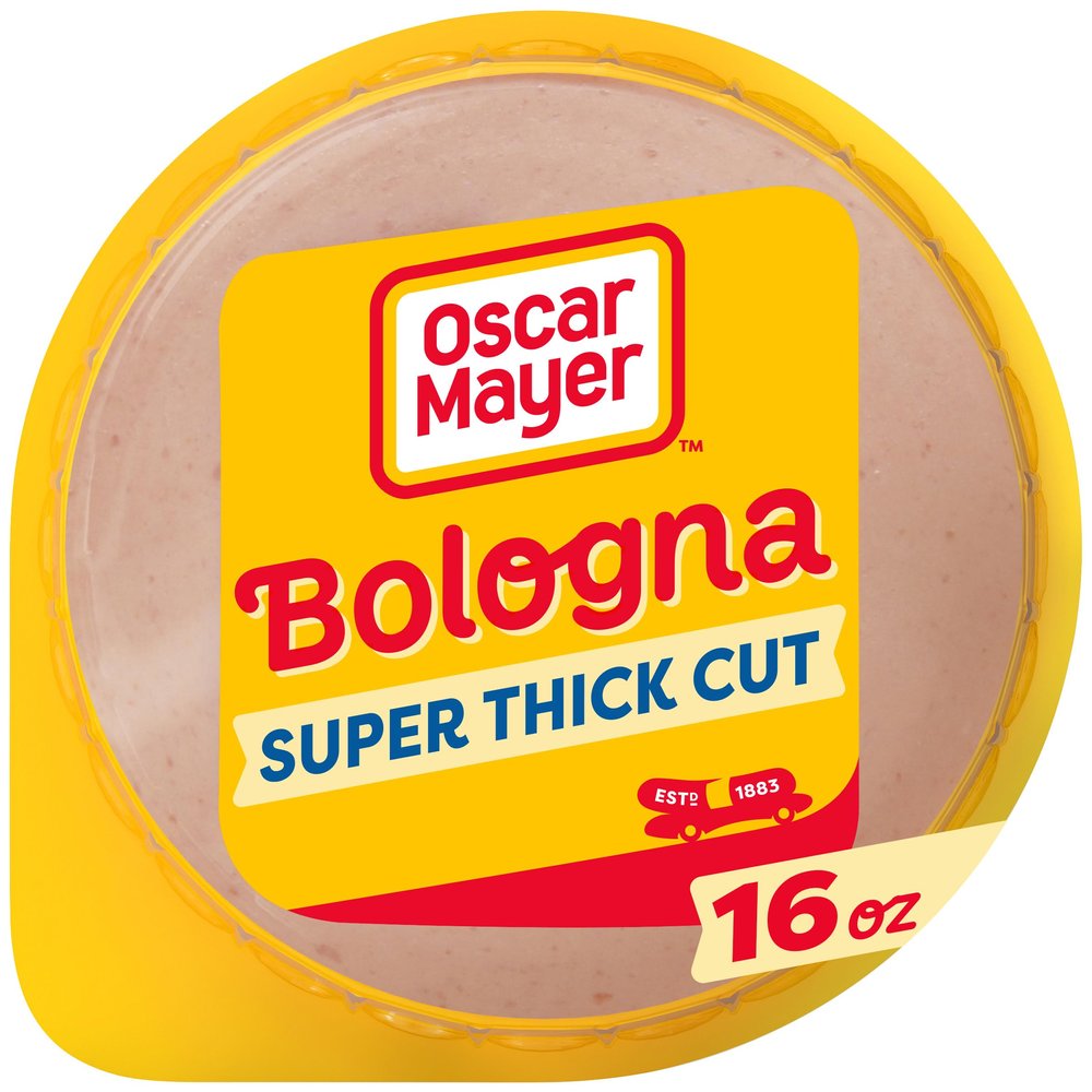 Oscar Mayer, 2X Thicker Super Thick Cut Bologna Sliced Lunch Meat, 16 Ounce