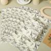 100 Sheets Africa Animals Tissue Paper, Chinoiserie Toile de Jouy Seamless Pattern Art Crafts Paper Elephant Giraffe Balloons Tissue for Birthday Baby Shower Supplies, 13.8'' x 19.7'' (Retro) view 3