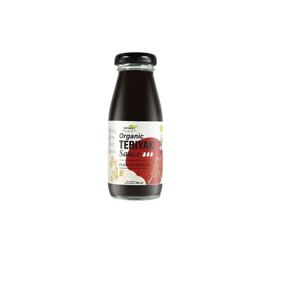 Premium Japanese Style Teriyaki Sauce - Sweet & Savory Glaze for Grilling, Marinating, and Stir-Frying - Plant-Based, Non-GMO, No Artificial Colors 200ml