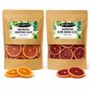 Dehydrated Dried Blood Orange & Grapefruit Slices Bundle, 100% Natural Dehydrated Citrus for Cocktails, Drinks, Baking, Cake Decoration & Garnish, 200g Total view 1