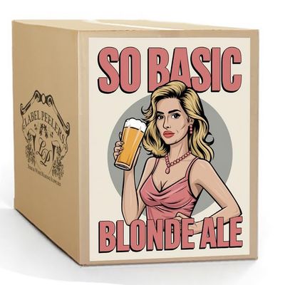 Label Peelers So Basic Blonde Ale Beer Kit