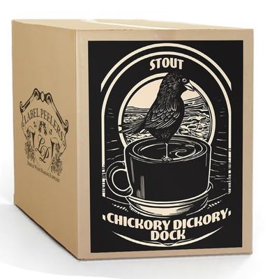 Label Peelers Chicory Dickory Dock Stout Beer Kit
