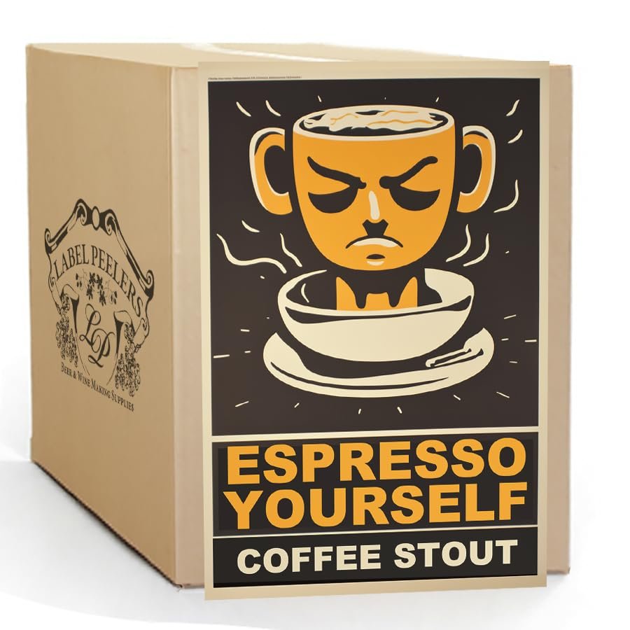 Label Peelers Espresso Yourself Coffee Stout Beer Kit