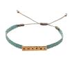 Handmade Bracelet with CZ Heart & Evil Eye Charm - Love Letter Braided Cotton Pulsera for Women, Adjustable Boho Gift Jewelry view 3